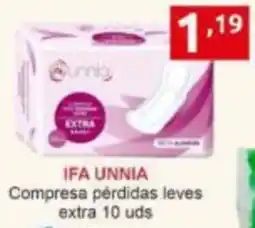 Supermercados Extremadura Ifa Unnia compresa pérdidas leves oferta