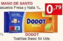 Supermercados Extremadura Dodot toallitas basic oferta