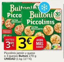 Consum Buitoni Piccolinis oferta