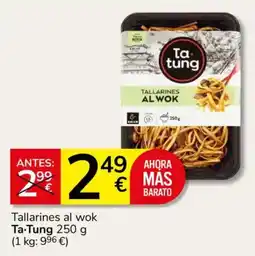Consum Ta-Tung tallarines al wok oferta