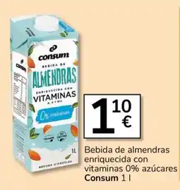 Consum Consum bebida de almendras oferta
