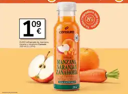 Consum Consum zumo de manzana naranja y zanahoria oferta
