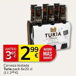 Consum Turia cerveza tostada oferta