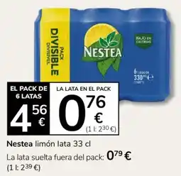 Consum Nestea limón oferta
