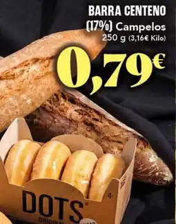 Gadis Barra centeno oferta