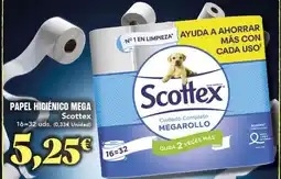 Gadis Scottex - papel higienico mega oferta