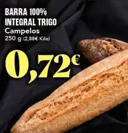 Gadis Barra 100% integral trigo oferta