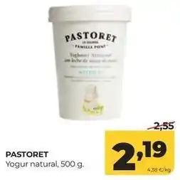 Alimerka Pastoret - yogur natural oferta