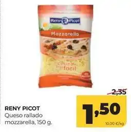 Alimerka Reny picot - queso rallado mozzarella oferta