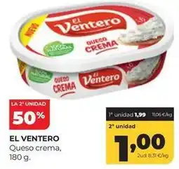 Alimerka El ventero - queso crema oferta