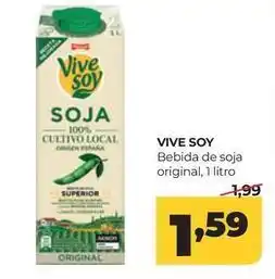 Alimerka Vivesoy - bebida de soja original oferta