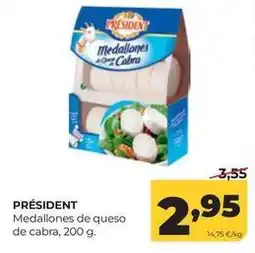 Alimerka Président - medallones de cabra oferta