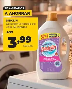 Alimerka Disiclin - detergente liquido oxi ultra 52 lavados oferta
