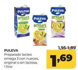 Alimerka Puleva - preparado lacteo omega 3 con nueces, original o sin lactosa oferta