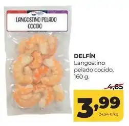 Alimerka Delfín - langostino pelado cocido oferta