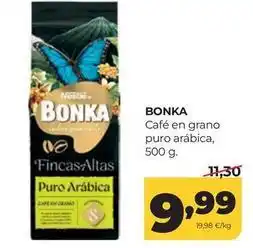Alimerka Bonka - cafe en grano puro arabica oferta