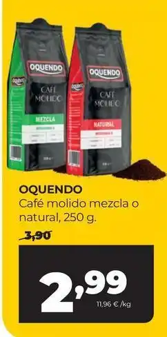 Alimerka Oquendo - cafe molido mezcla o natural oferta