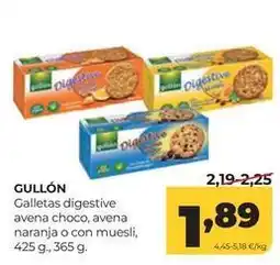 Alimerka Gullón - galletas digestive avena choco oferta