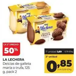 Alimerka La lechera - deicias de galleta maría o trufa oferta