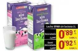 SPAR Spar - leche sin lactosa oferta