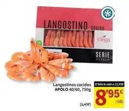 SPAR Apolo - langostinos cocidos oferta