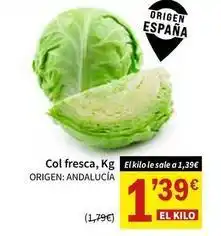 SPAR Origen - col fresca oferta