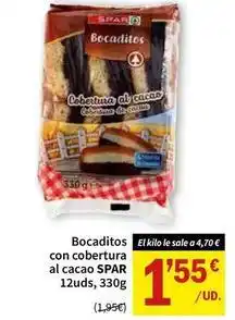 SPAR Spar - bocaditos con cobertura al cacao oferta