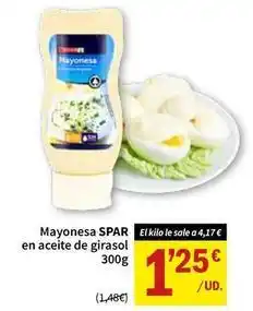 SPAR Spar - mayonesa en aceite de girasol oferta
