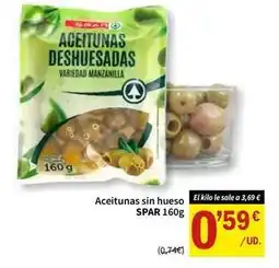SPAR Spar - aceitunas sin hueso oferta