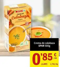 SPAR Spar - crema de calabaza oferta