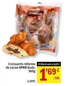SPAR Spar - croissants rellenos de cacao oferta