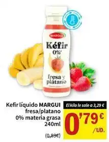 SPAR Margui - kefir líquido fresa oferta