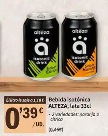 SPAR Alteza - bebida isotónica oferta