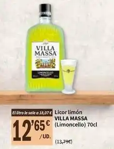 SPAR Villa massa - licor limon oferta