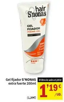 SPAR S'nonas - gel fijador extra fuerte oferta