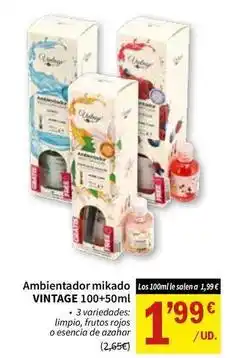 SPAR Vintage - ambientador mikado oferta