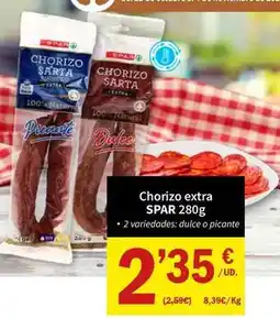 SPAR Spar - chorizo extra oferta