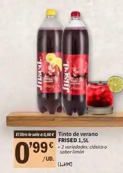 SPAR Frised - tinto de verano oferta
