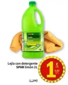 SPAR Spar - lejía con detergente limón oferta