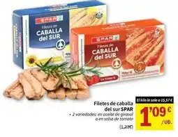 SPAR Spar - filetes de caballa del sur oferta