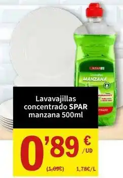 SPAR Spar - lavavajillas concentrado manzana oferta