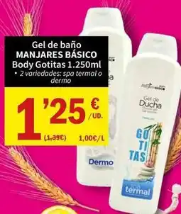 SPAR Manjares - gel de baño oferta
