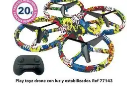 Tiendas MGI Redondo - play toyz drone con luz y estabilizador. ref 77143 oferta