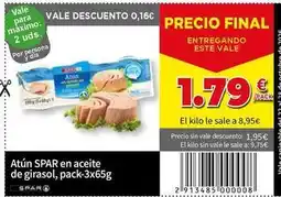SPAR Spar - atun en aceite de girasol oferta