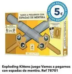 Tiendas MGI Vamos - exploding juego vamos a pegarnos con espadas de mentira oferta