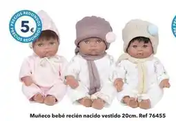 Tiendas MGI Bebé - muñeco recién nacido vestido 20cm. ref 76455 oferta
