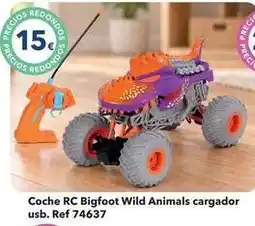 Tiendas MGI Coche rc bigfoot wild animals cargador usb. ref 74637 oferta