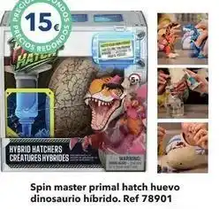 Tiendas MGI Spin master - primal hatch huevo dinosaurio hibrido. ref 78901 oferta