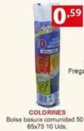 Supermercados Extremadura Colours - bolsa basura comunidad oferta