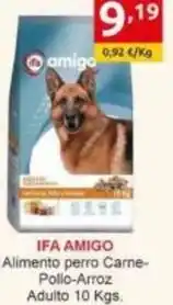 Supermercados Extremadura Ifa amigo - alimento perro carne- pollo-arroz adulto oferta